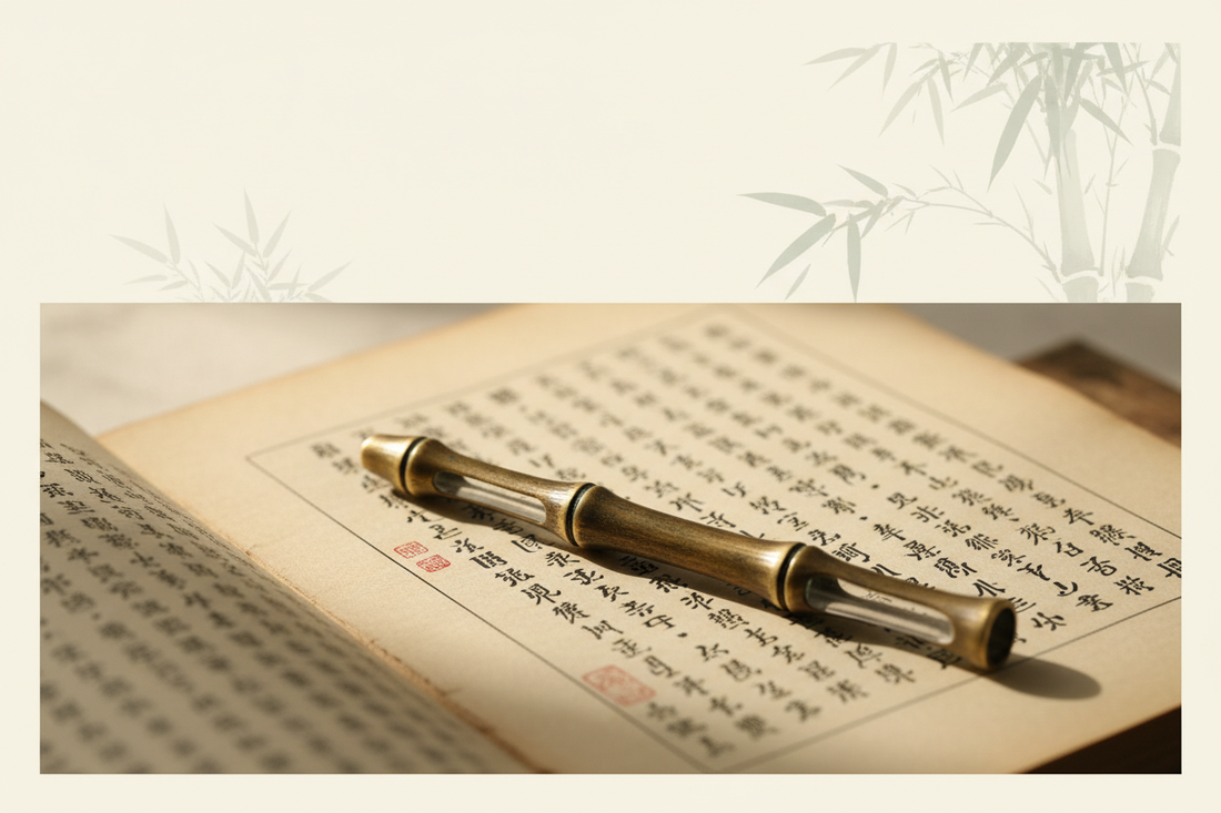 What is a Chinese-style bamboo bookmark?