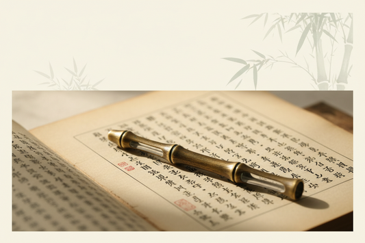 What is a Chinese-style bamboo bookmark?