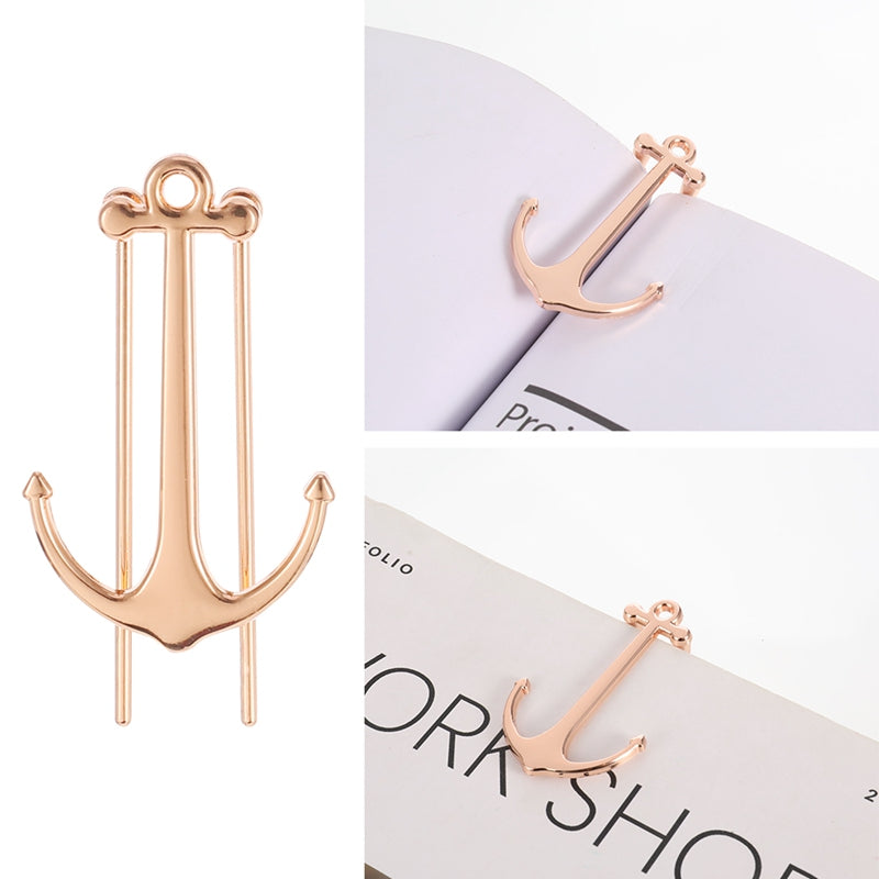 Metal Page Clip Bookmark - Japanese-Style Decorative Page Marker