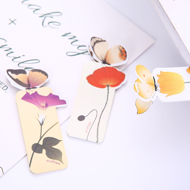 Chinese Butterfly Bookmark Set | 14 Vintage Paper Designs | Ancient Style Gift for Students
