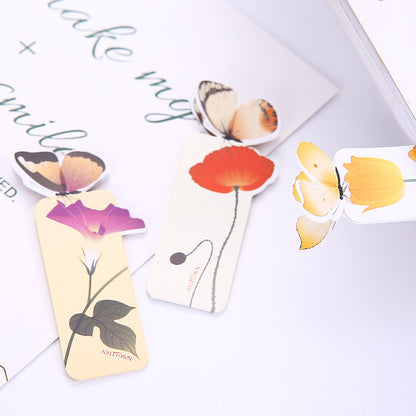 Chinese Butterfly Bookmark Set | 14 Vintage Paper Designs | Ancient Style Gift for Students