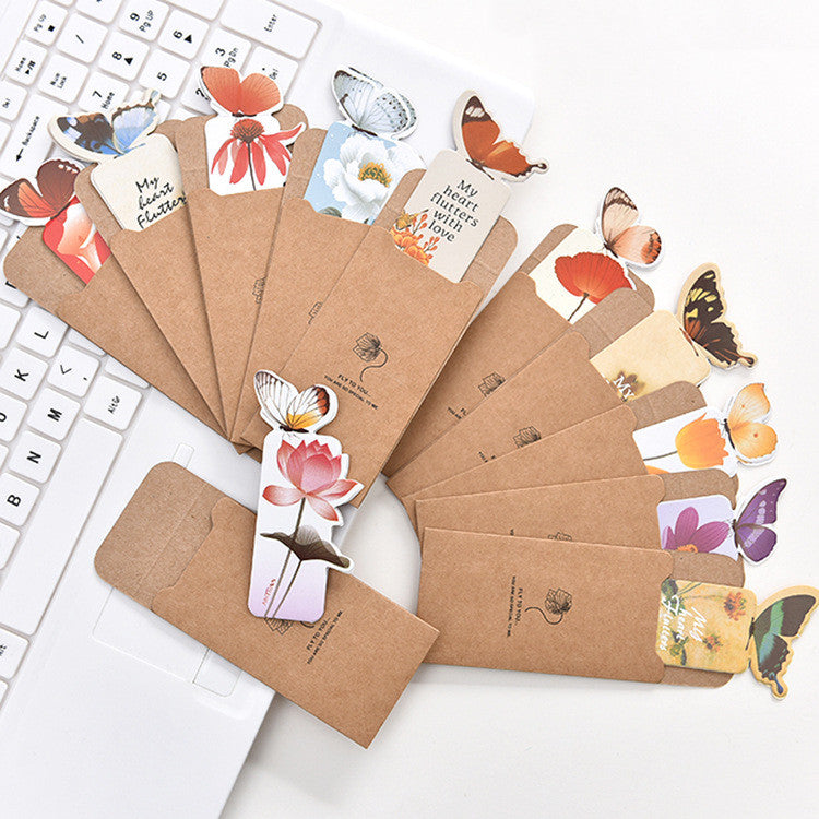 Butterfly Paper Bookmark - Cute 3D Page Marker for Students & Book Lovers