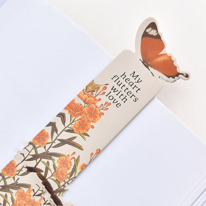 Butterfly Paper Bookmark - Cute 3D Page Marker for Students & Book Lovers