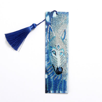 5D Diamond Painting Bookmark DIY Kit - Leather Pendant Page Marker