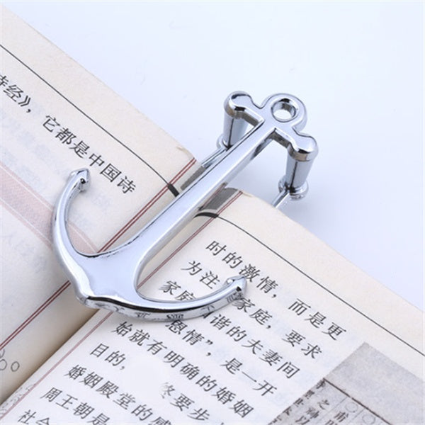 Anchor Bookmark - Metal Nautical Page Marker for Book Lovers & Sailors