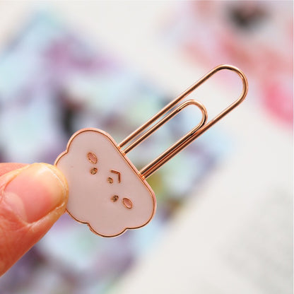Cloud Metal Bookmark Clip - Literary Page Marker for Students & Readers