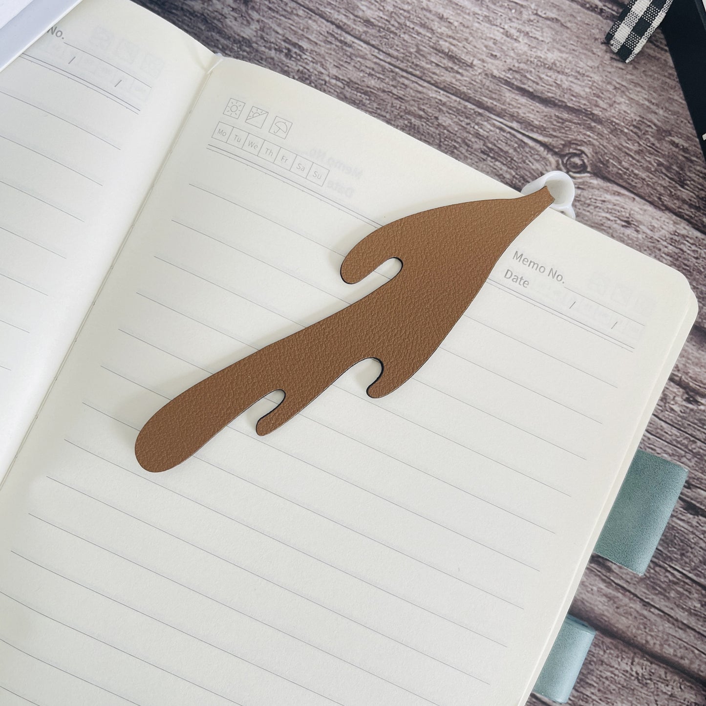 Coffee Lover Bookmark | 3D Resin Café Theme Page Marker | Gift for Book & Coffee Enthusiasts