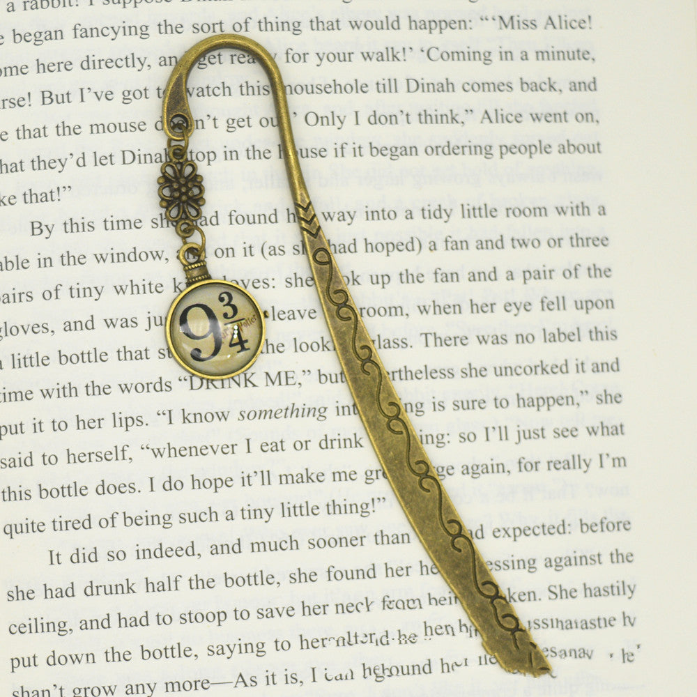 Vintage Metal Bookmark - Fashion Watch Rose Deer Page Marker
