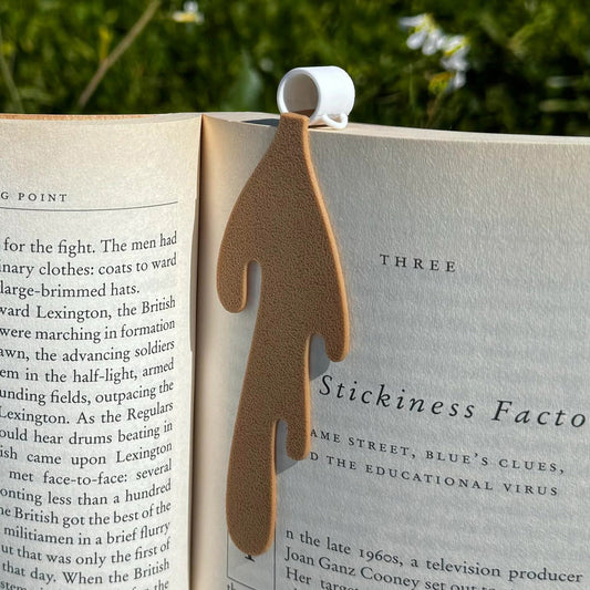 Coffee Lover Bookmark | 3D Resin Café Theme Page Marker | Gift for Book & Coffee Enthusiasts