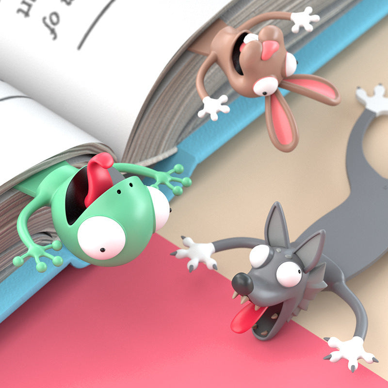 3D Animal World Bookmark Collection | Educational Gift for Kids & Students