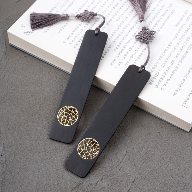 Purple Sandalwood Bookmark - Window Sound Mahogany Page Marker Gift