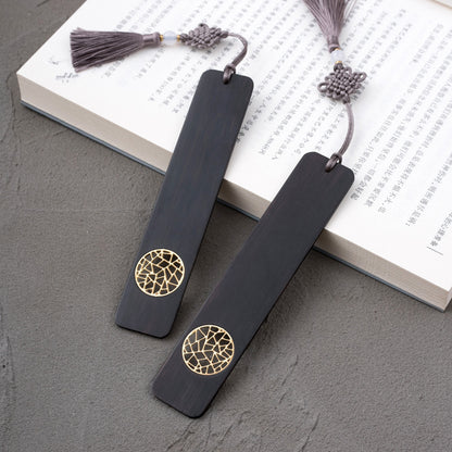 Purple Sandalwood Bookmark - Window Sound Mahogany Page Marker Gift