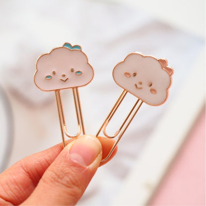 Cloud Metal Bookmark Clip - Literary Page Marker for Students & Readers
