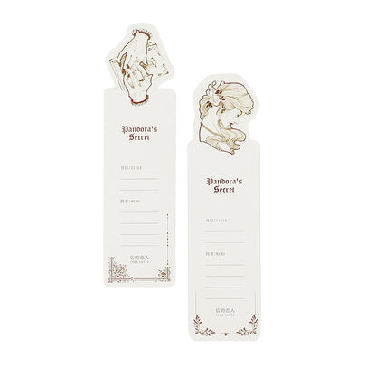 Paper Bookmark Set - Creative Illustrated Page Markers (30-Piece Box)
