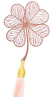 Leaf Bookmark - Hollow Brass Page Marker with Nature Design