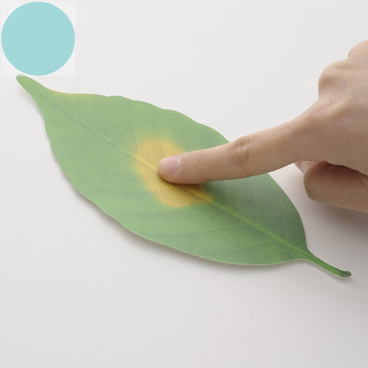 Color-Changing Leaf Bookmark - Temperature Sensitive Thermometer Sticker