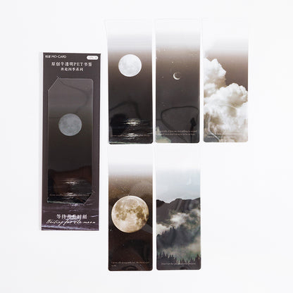 Dried Flower Bookmark Set - Natural Plant Daisy PET Page Markers (5-Pack)