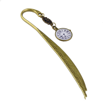 Vintage Metal Bookmark - Fashion Watch Rose Deer Page Marker